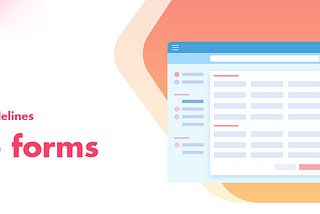 Quick guide for an effective web form design
