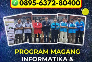 Hub 0895–6372–80400, PSG Jurusan Multimedia sekitar Malang