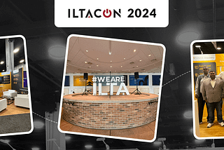 collage of Knovos at ILTACON 2024 images.