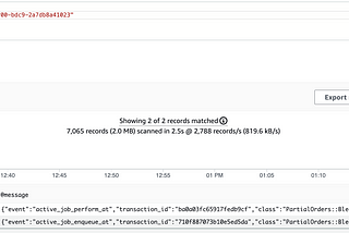 ActiveJob logs as JSON