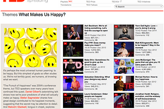 TED — Lo que nos hace felices