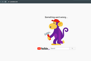 Youtube is down, Google Products are down