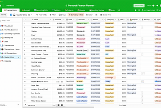 How I Track and Plan Personal Finances in Airtable