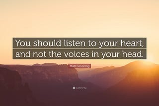 Listen to your heart and body