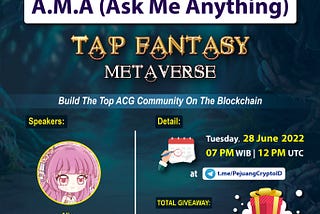 Recap AMA Pejuang Crypto ID x TapFantasy