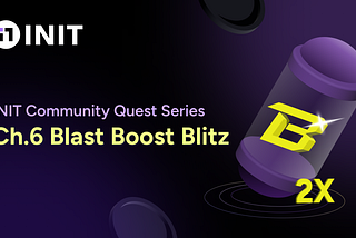 INIT Community Quest Series Ch.6: Blast Boost Blitz