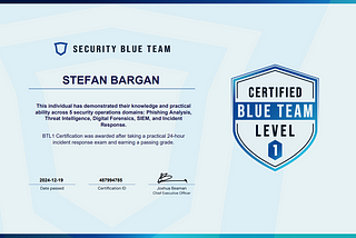 How I Passed the Blue Team Level 1 Exam (And You Can Too!)