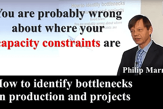 Theory Of Constraints — How to find bottlenecks in production and projects