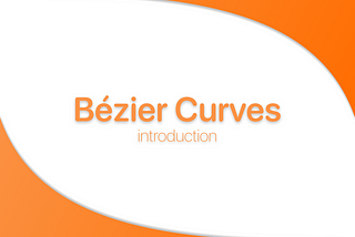 This article's banner, writen in the center: "Bézier Curves - introduction"