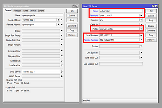 Linux Openvpn Client to Mikrotik