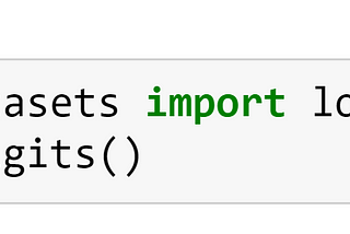 Recognizing Handwritten Digits