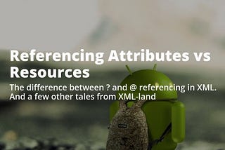 Referencing Attributes vs Resources