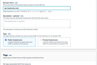 Setup a custom domain name with AWS API Gateway