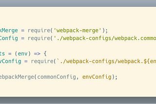 Webpack for ngUpgrade, Part 4: Setting up Composeable Webpack Configs
