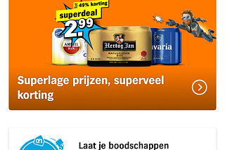 Supermarket orders on your mobile — comparing 3 Dutch market leaders — Part 2 of 3