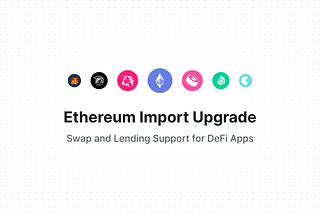 Cryptotax Import for Ethereum-based DeFi applications