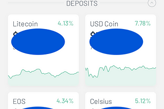 Celsius Network—Earning  Weekly Crypto Interest