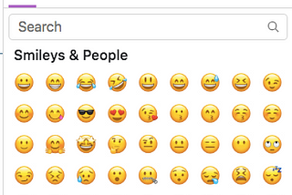 React Emoji picker for a chat app