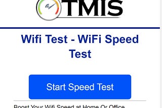 WiFi Speed Examination