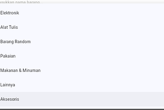 Aplikasi Daftar Barang: List View Shared Preference Menggunakan Flutter