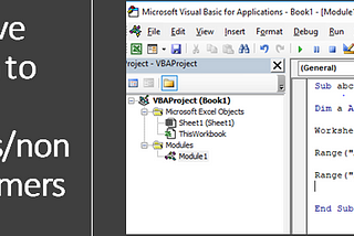 Understanding Visual BASIC for Applications (VBA): An intuitive explanation of Object Hierarchy…
