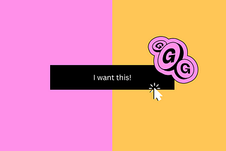 Image by the author using Canva Pro — image displays a button with I want this! label.