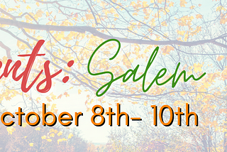 Top Events in Salem County (10/8–10/10)