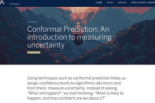 Spain’s Journey from ‘Zero to Hero’ in Conformal Prediction