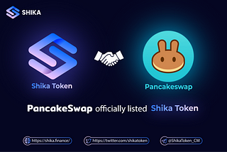 📌Shika Token is Officially Listed on Pancakeswap Today
