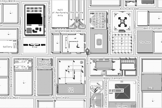 Generating a live map view of Cryptovoxels