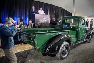 FIFTH ANNUAL SARATOGA MOTORCAR AUCTION REACHES $4.6 MILLION IN SALES