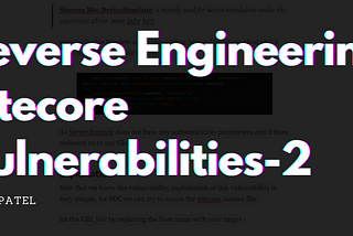 Reverse Engineering Sitecore Vulnerabilities-2