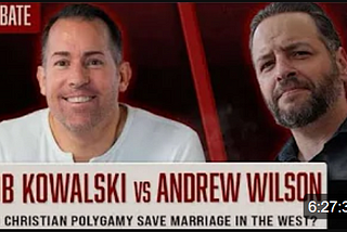 Yes, Andrew Wilson, Christian Polygamy CAN Save Marriage in the West