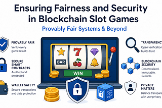 Provably Fair Blockchain Slot Games | Secure & Transparent