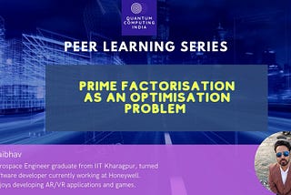 Prime Factorisation as Optimisation Problem