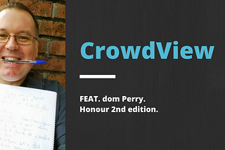 CrowdView: Interviewing Dom Perry