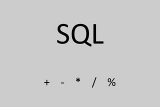 Do you know you can divide a pair of SQL queries?