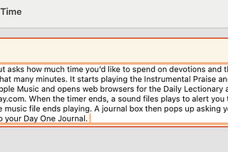 Start Your Day Right, Part 2 — Automating a Timer and Journaling