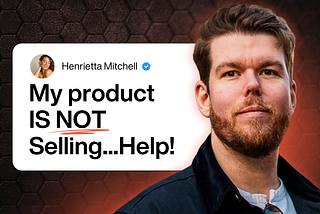 product not selling — thumbnail with Geraint Clarke featured on.