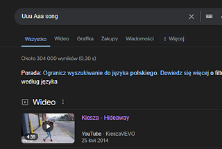 “Uuu aaa song”, czyli jak działa Google