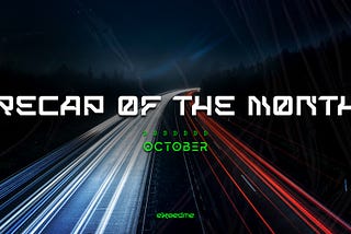 Monthly Recap: October