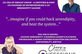 Phil Ore on Chaos to Creation Confessions: Imagine if you could hack serendipity and beat the…