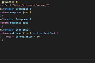 arrowFunctions () => (simplified)