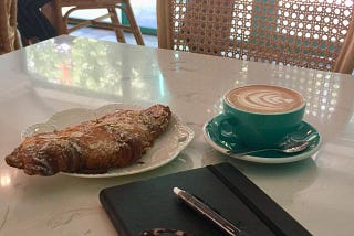 A Stream of Consciousness While Consuming an Almond Croissant