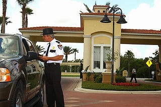 Why does the guard need to secure the safe?