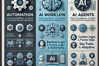 Automation, AI Workflow, and AI Agents: Understanding the Differences and Their Role in Modern…