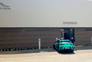 Front view of the Jaguar Land Rover EXPERIENCE in Johannesburg