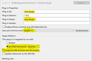 Convert jars to plugins using eclipse project