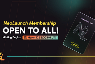 Become a NeoLaunch Member