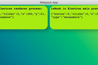 ioHook + Electron + Webpack integration